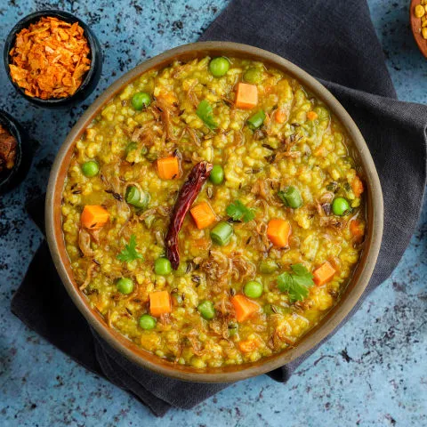 Tadka Vegetable Khichdi