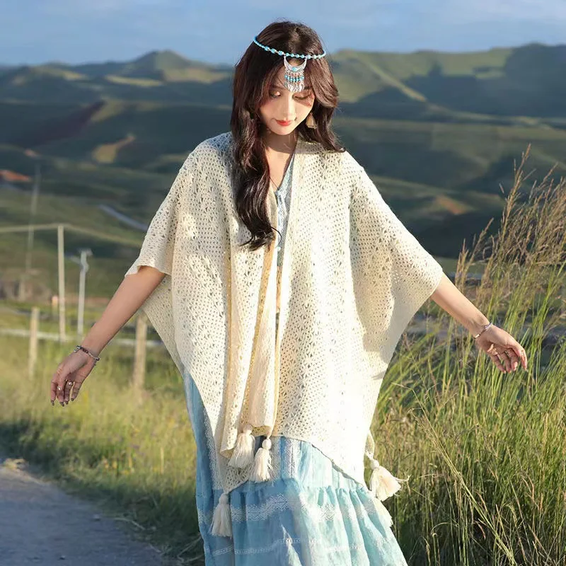 Vêtements de voyage Cape et châle assortis