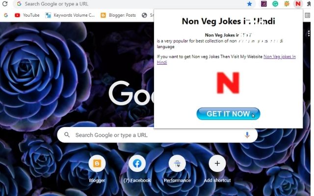 Non Veg Jokes In Hindi chrome extension