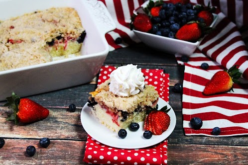 Blueberry Strawberry Buckle