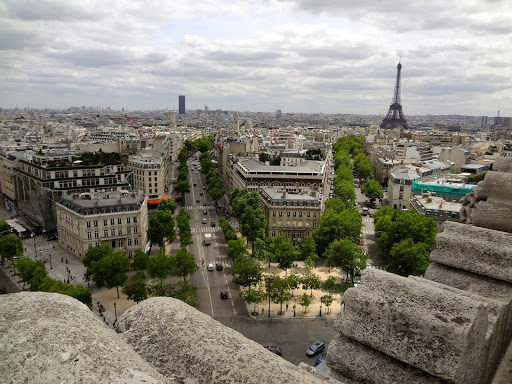 Arc de Triomphe & Plaza Paris France 2012