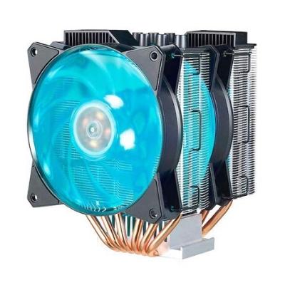 Cooler Master MA620P Twin Tower RGB CPU Air Cooler 6 CDC Heat Pipes 2 RGB Master Fan with Intel/AMD AM4 Support Cooling (MAP-D6PN-218PC-R1)