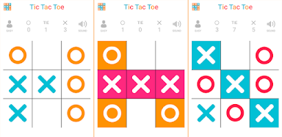 Colorful Tic Tac Toe Screenshot