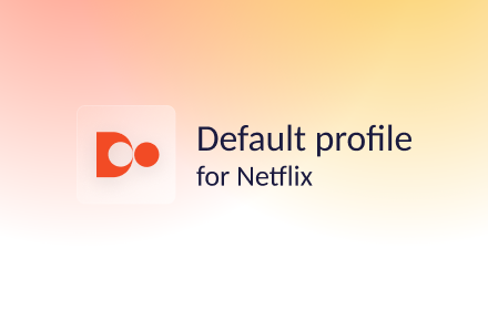 Default Profile for Netflix small promo image