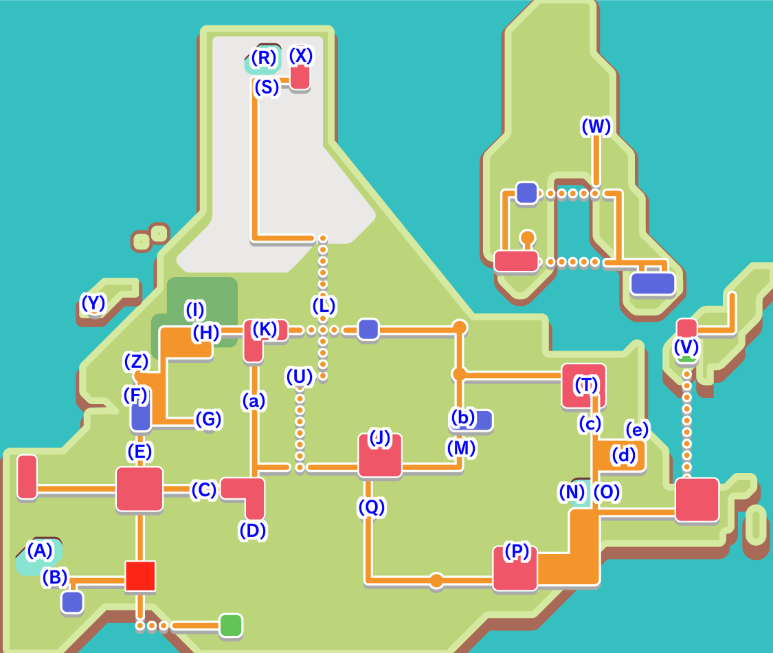 ポケモンダイパリメイク シンオウ地方の全体マップ sp 神ゲー攻略