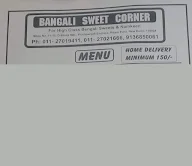 Bengali Sweet Corner menu 1