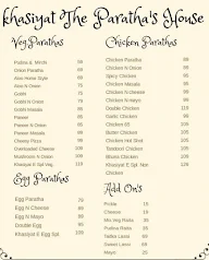 Khan Chacha's Roll World menu 3