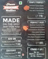 Classic Belgian Waffles menu 3