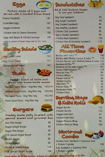 Otik Cake Shop menu 