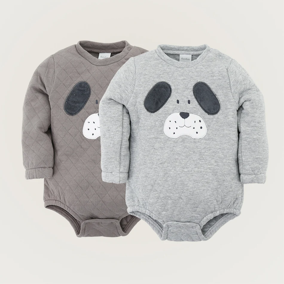 Barboteuse bébé garçon printemps automne, style coréen dessin animé, douce et confortable, parfaite pour les jeux et activités.