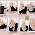 Tutorial Hijab Dua Kerudung Segi Empat