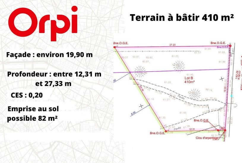  Vente Terrain à bâtir - à Vaux-le-Pénil (77000) 