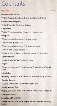 Slounge - Lemon Tree Hotel menu 5