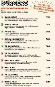 Sandburg Shakes menu 1