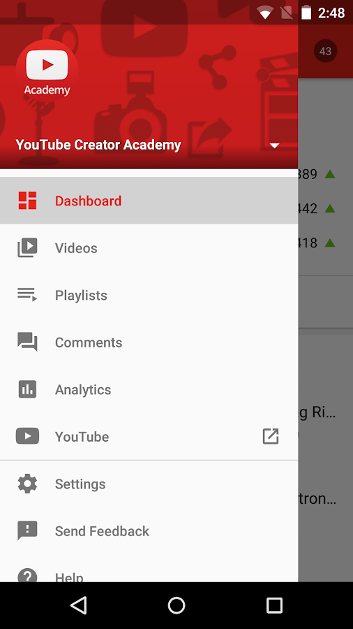    YouTube Creator Studio- screenshot  