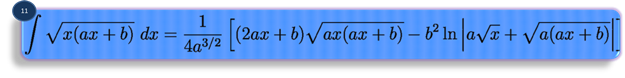 integration formula