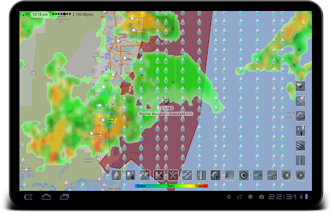 eWeather HD - weather, hurricanes, alerts, radar Screenshot