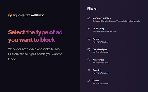 Lightweight - Youtube™ AdBlock Preview 4