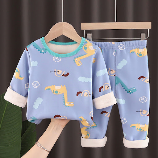 Title 18, Unisex Baby Long-sleeved Warm Suit Winter Cloth...