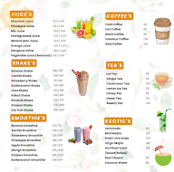 The Golf Juice & Salad Bar menu 3