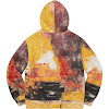 fire zip up hooded sweatshirt fw22