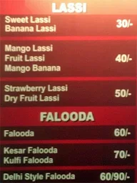 Lassi Shop menu 1