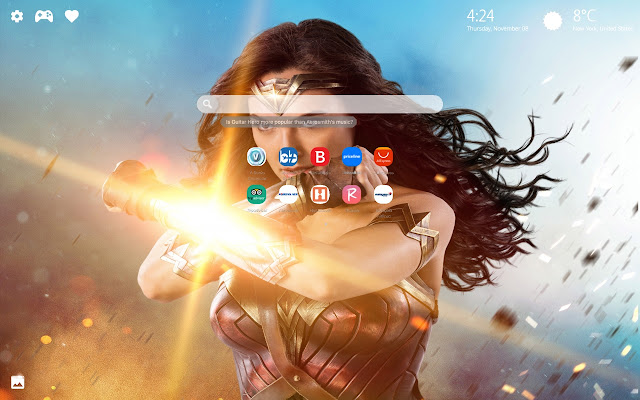 Wonder Woman HD Wallpaper New Tab