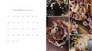 Floral Monthly - Monthly Calendar item