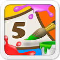 Kids Coloring and Math icon