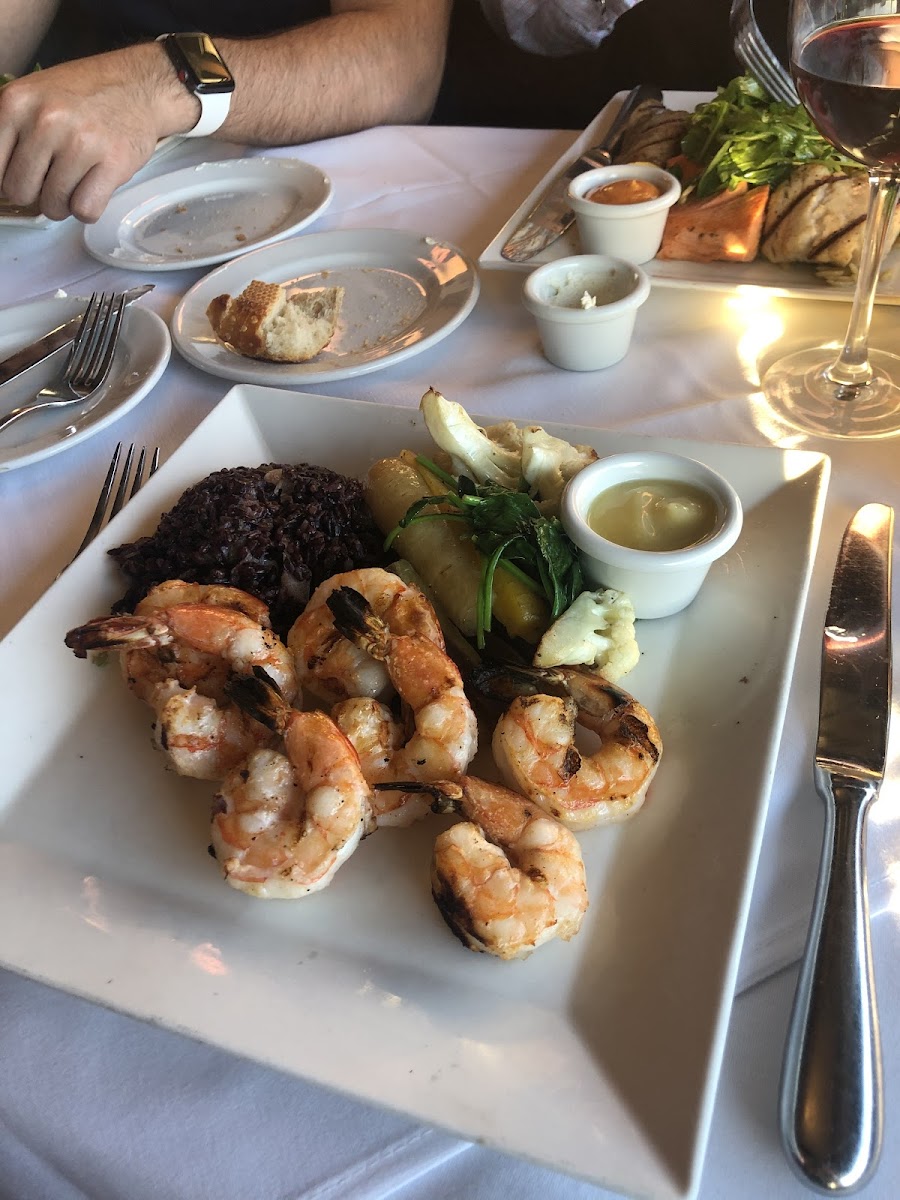 Grilled Shrimp - custom ordered to make gluten free