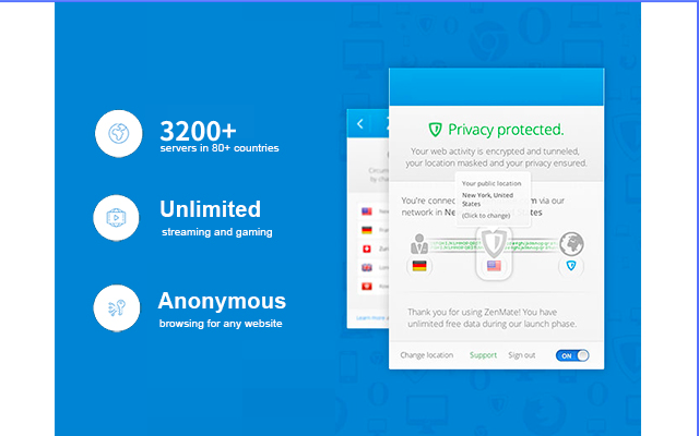 Freesurf SharkVPN Chrome Preview image 0