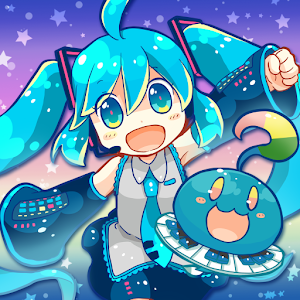 初音ミクぐらふぃコレクション なぞの音楽すい星 logo