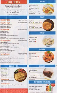 Domino's Pizza menu 2