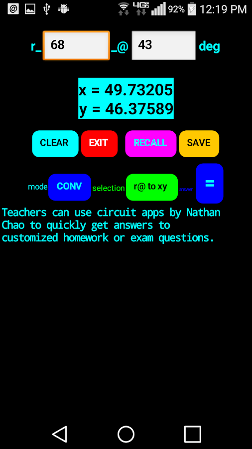 Phasor Calculator Android Apps on Google Play