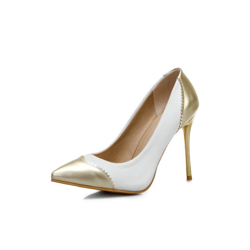 Title 5, Low stiletto suede patent leather shoes, design...