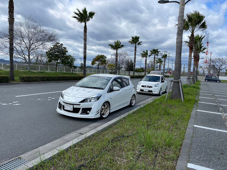 ヴィッツの姫路・プチドライブ・平日最高🙌・車は常に綺麗に！・全国 春の交通安全運動に関するカスタム事例の投稿画像5枚目