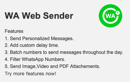 WA Web Sender Preview image 0