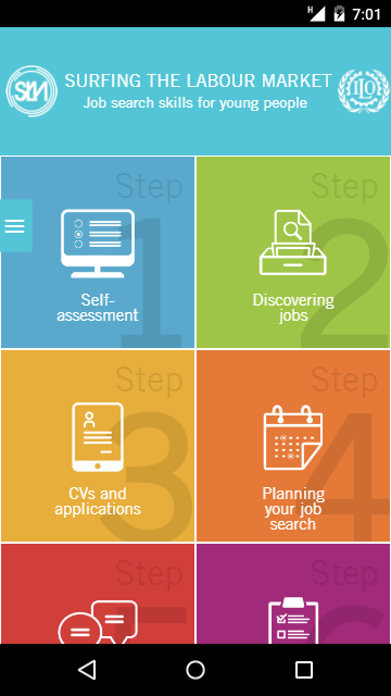   Surfing the labour market se skermkiekie 