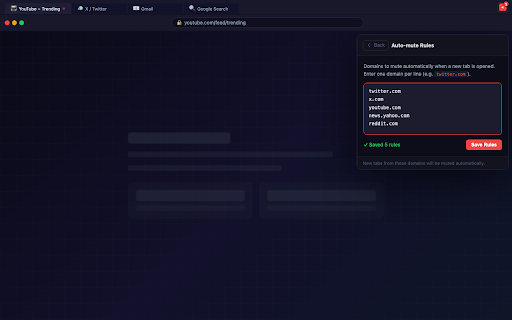 Tab Mute Controller screenshot 3