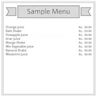 Jitu  Fruit Juice corner menu 1