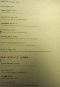 Kigelia Court - Royal Heritage Haveli menu 3