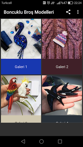 Boncuklu Broş Modelleri