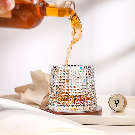 Title 6, Hand Painted Spinning Cup With Coaster Enjoy yo...