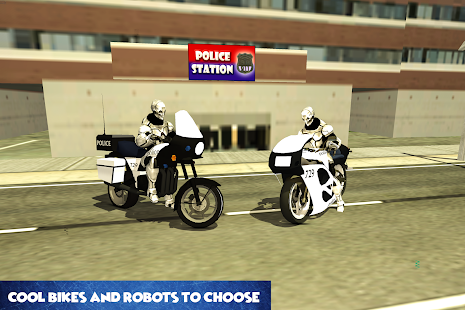 Police Robot Bike Chase 1.0 APK + Mod (Uang yang tidak terbatas) untuk android