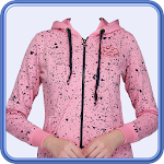 Cover Image of Descargar Traje de foto de sudadera de mujer 1.0 APK