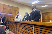 At their first appearance in Randburg magistrate’s court in May last year on fraud and perjury charges, from left, Ronica Ragavan, Pushpaveni Govender and Joel Raphela.