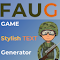 Item logo image for FAUG Stylish Text Generator