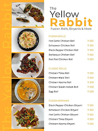 The Yellow Rabbit menu 1