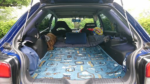 インプレッサ スポーツワゴン Gf8のインプレッサwrxsti Diy ホイールナット交換 車中泊仕様に関するカスタム メンテナンスの投稿画像 車 のカスタム情報はcartune