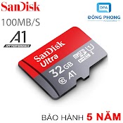 Thẻ Nhớ Sandisk Ultra 32Gb 100Mb/S Microsdxc Uhs - I A1 Chính Hãng